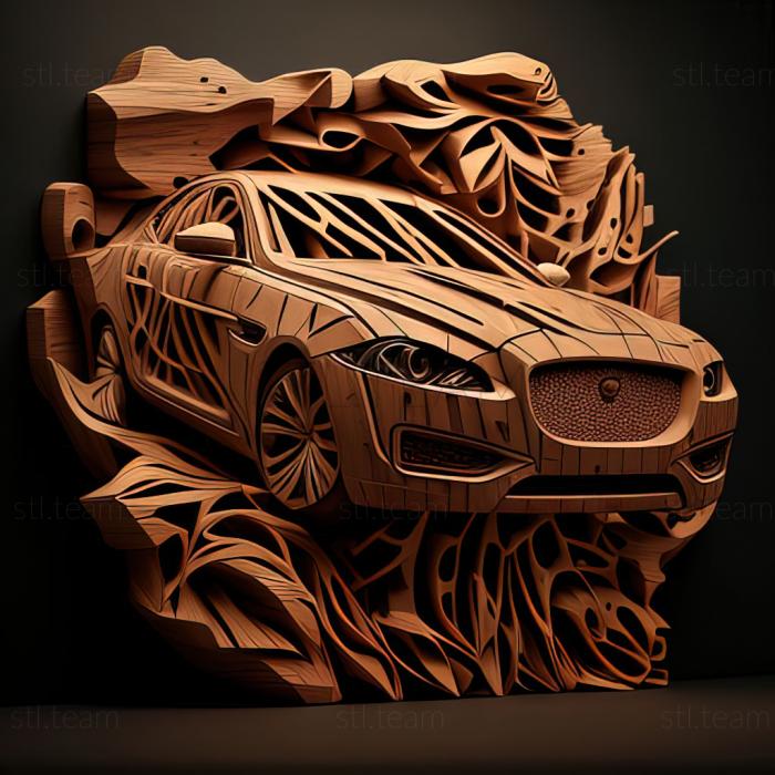3D model Jaguar XJ (STL)
